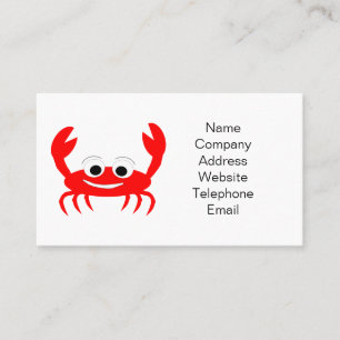 Carte de visite crabe
