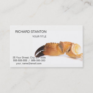 Carte De Visite Crabe