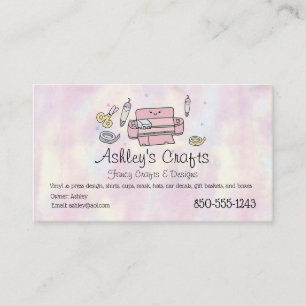 Carte de visite Craft Vinyl - Silhouette Cricut