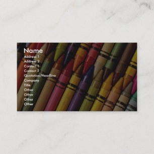 Carte De Visite Crayons
