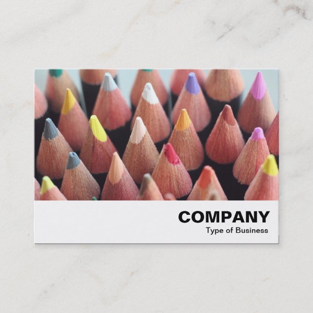 Carte De Visite Crayons de couleur (Devant)