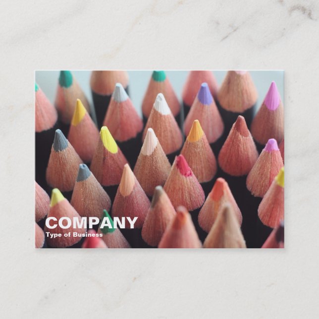 Carte De Visite Crayons de couleur (Devant)