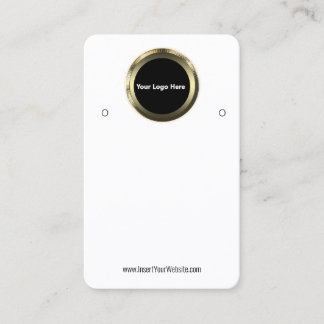 Carte De Visite Creat Your Custom Logo Earring Display Card 