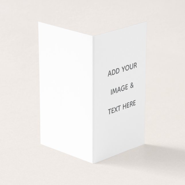 Carte De Visite Create Your Own white  (Extérieur)