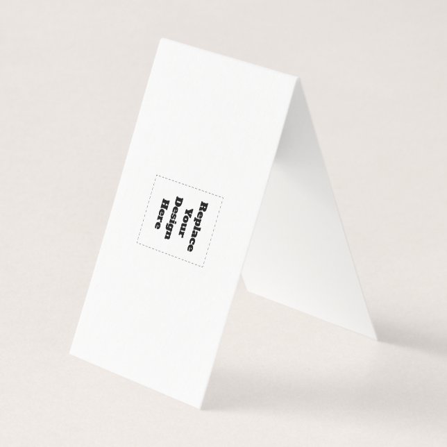 Carte De Visite Create Your Own white  (Devant)