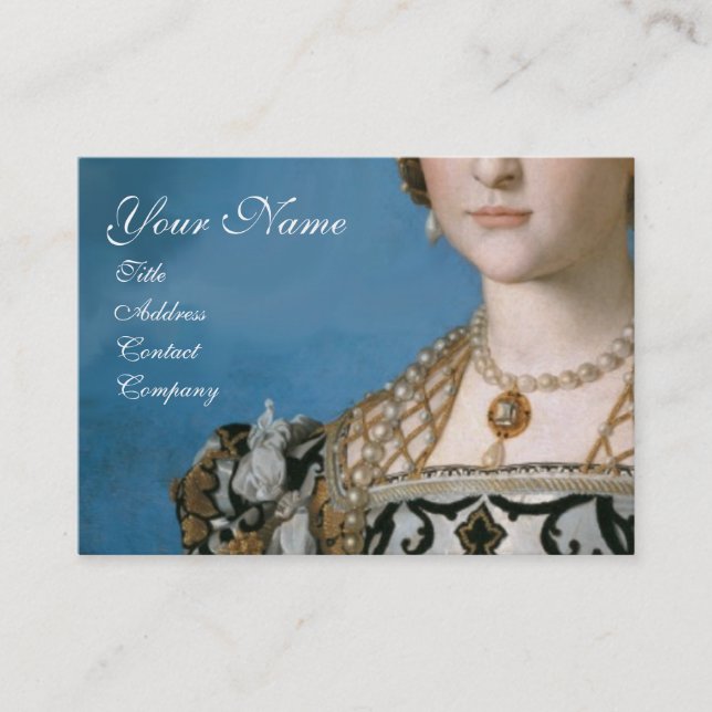 CARTE DE VISITE CRÉATEUR DE BIJOUX DE MODE DE LA RENAISSANCE (Devant)
