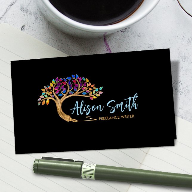 Carte De Visite Créateur de contenu - Copywriter - Freelance Write (Créateur téléchargé)