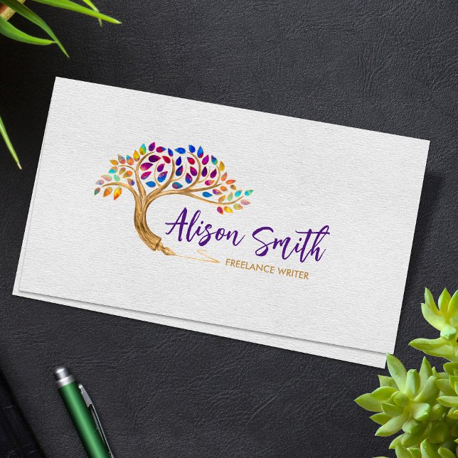 Carte De Visite Créateur de contenu - Copywriter - Freelance Write (Créateur téléchargé)