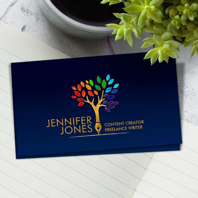 Carte De Visite Créateur de contenu - Copywriter - Freelance Write (Créateur téléchargé)