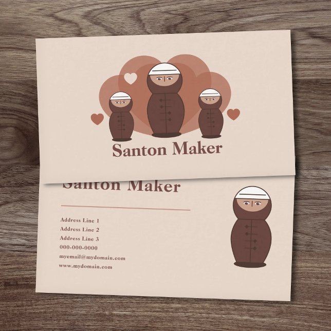 Carte De Visite Créateur de santons (Santon Maker Business Card)