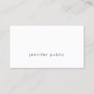 Carte De Visite Créatif Minimaliste Moderne Professionnel Cool Sim