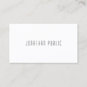 Carte De Visite Créatif Moderne Design simple Modèle élégant