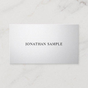 Carte De Visite Créatif Professionnel Design Argent Simple Tendanc