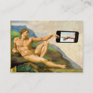 Carte De Visite Création D'Adam Via Smartphone