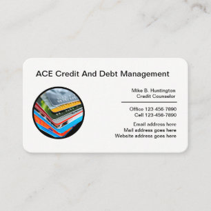 Carte De Visite Crédit à la consommation et gestion de la dette