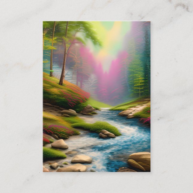 Carte De Visite Creek de Mountain (Devant)