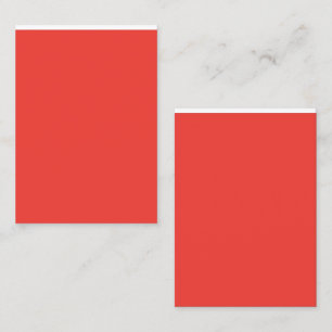 Carte De Visite Créer un Arrière - plan rouge frappant avec bordur