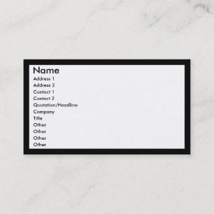 Carte De Visite Créez vos propres