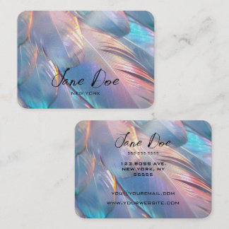 Carte De Visite Créez vos propres plumes opales personnalisées