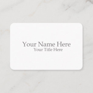Carte De Visite Créez Votre Propre