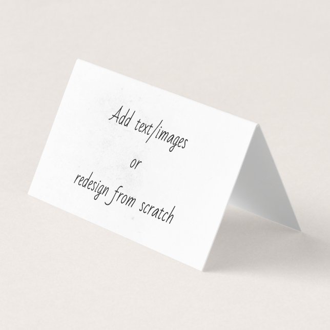 Carte De Visite Créez votre propre (Devant)