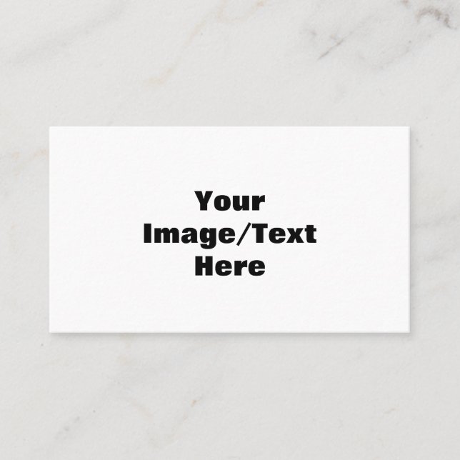Carte De Visite Créez Votre Propre  (Devant)
