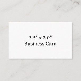 Carte De Visite Créez votre propre 3,5" x 2,0"