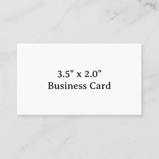 Carte De Visite Créez votre propre 3,5" x 2,0"