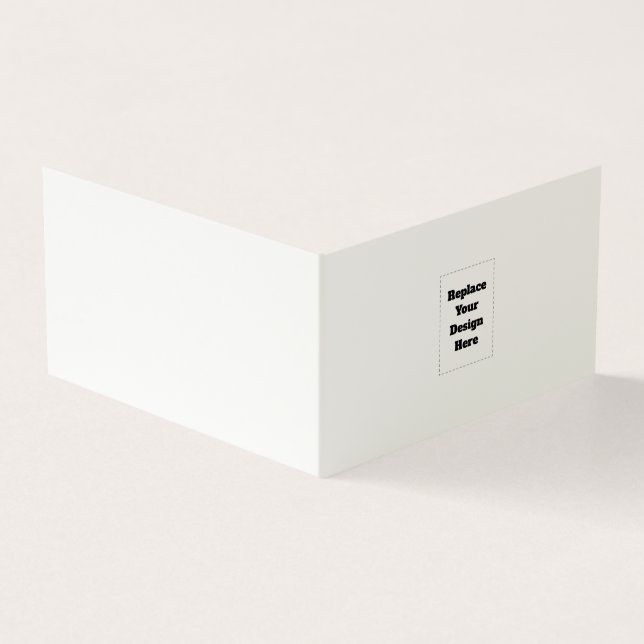 Carte De Visite Créez votre propre blanc  (Extérieur)