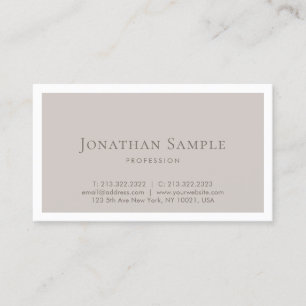 Carte De Visite Créez votre propre design graphique élégant et mod