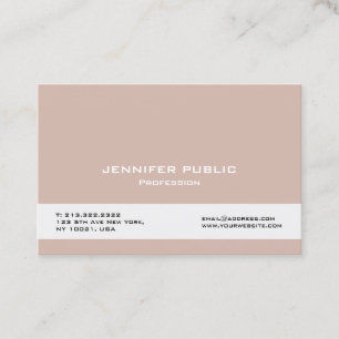 Carte De Visite Créez votre propre élégant professionnel modern