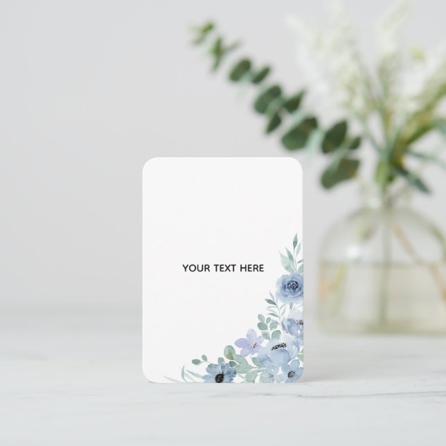 Carte De Visite Créez Votre Propre Fleur  (Debout devant)