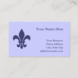 Carte De Visite Créez votre propre fleur de Lis