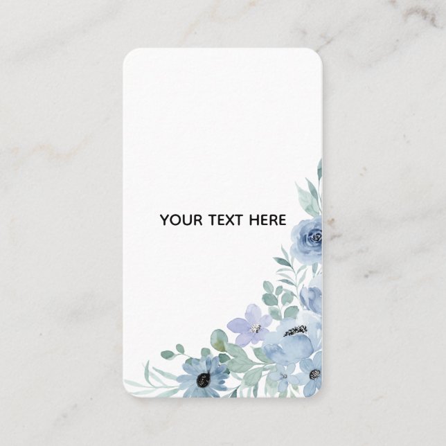 Carte De Visite Créez votre propre floral  (Devant)