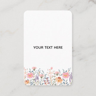 Carte De Visite Créez Votre Propre Floral