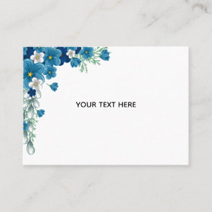 Carte De Visite Créez Votre Propre Floral