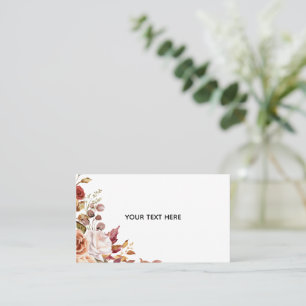 Carte De Visite Créez Votre Propre Floral