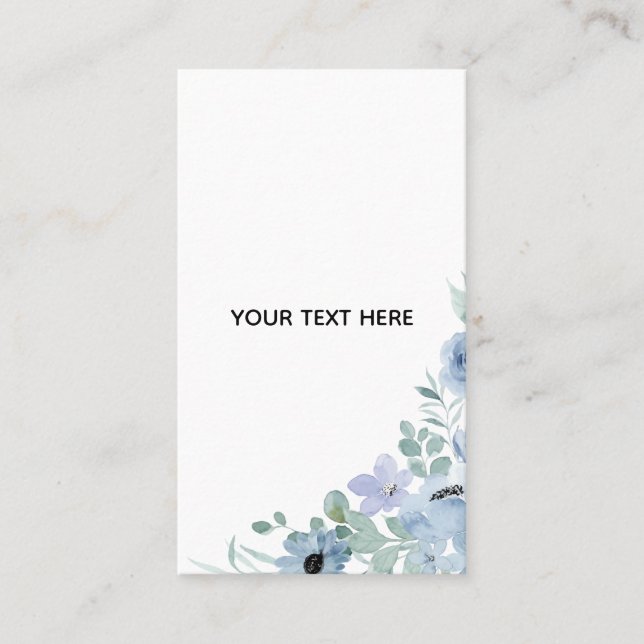 Carte De Visite Créez votre propre floral  (Devant)