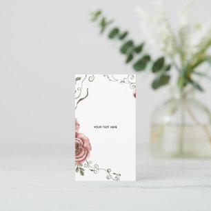 Carte De Visite Créez votre propre floral