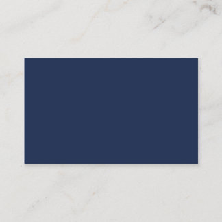 Carte De Visite Créez Votre Propre personnalisé bleu foncé sur mes