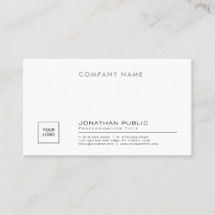 Carte De Visite Créez votre propre plaine d'Elegant Company avec