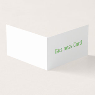 Carte De Visite Créez votre propre plié 7" x 2"
