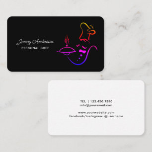 Carte De Visite Créez Votre Propre Restaurant De Chef Professionne