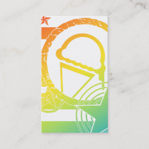 Carte De Visite crème glacée punk dripz