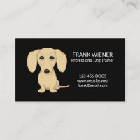 Crème lissée Blonde Dachshund Cartogramme Chien