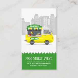 Carte De Visite crêpe de la rue Food Truck