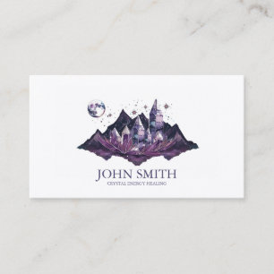 Carte De Visite Cristal Energy Healer Chakra méditation spirituell
