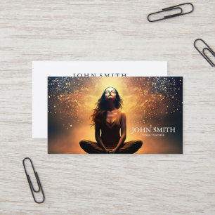 Carte De Visite Cristal Energy Healer Chakra méditation spirituell