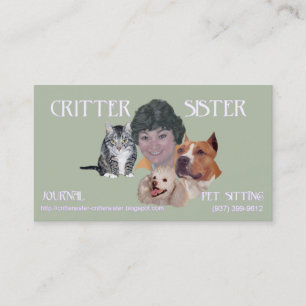 Carte de visite Critter Sister