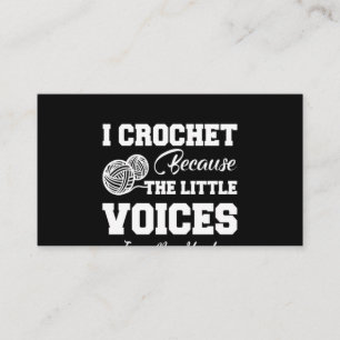 Carte De Visite Crochet Lover I Love Crochet